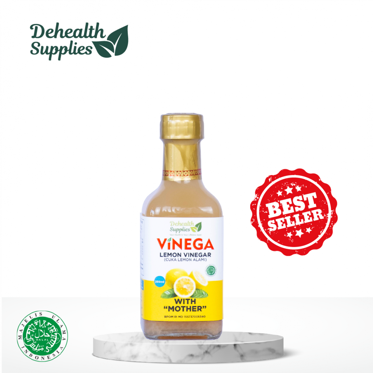 Dehealth Vinega Lemon 250ml 