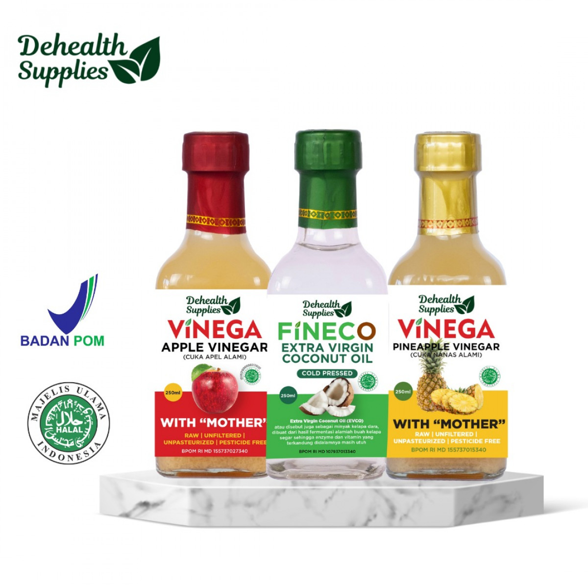 Dehealth Detox Package 250ml ( Botol Kaca)