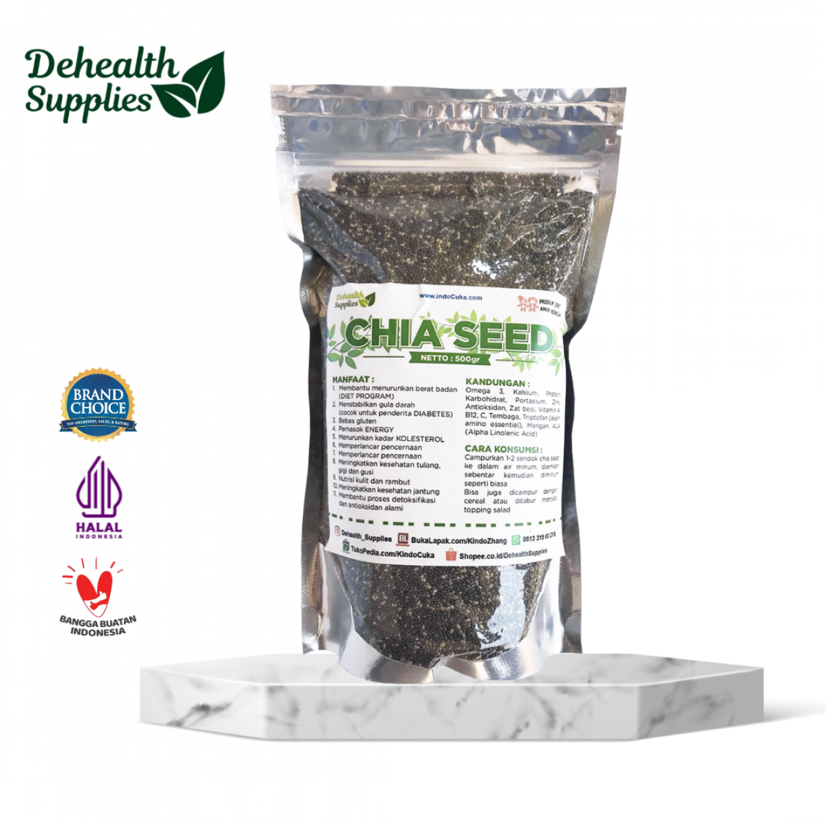 Dehealth Chia Seed 500gr