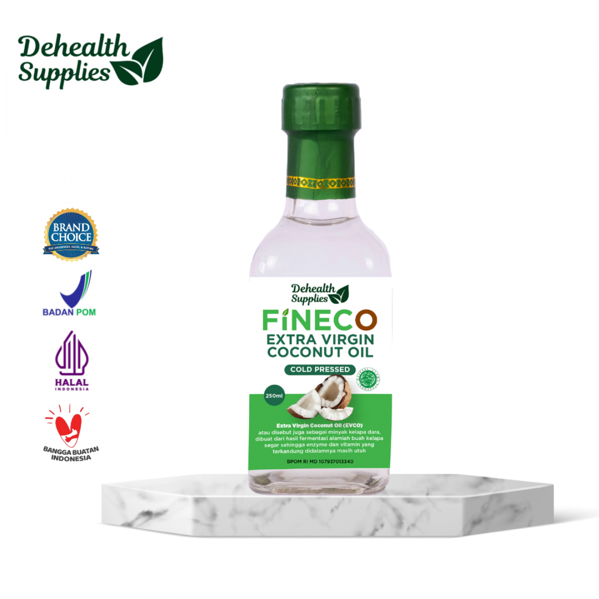 Fineco EVCO 250ml (Botol Kaca)