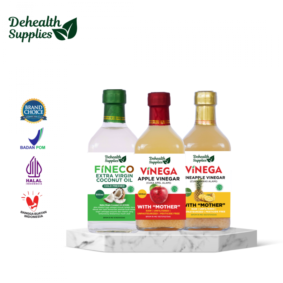 Dehealth Detox Package 500ml ( Botol Kaca)