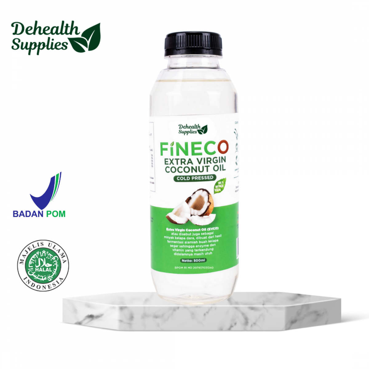 Fineco EVCO 500ml (Botol Plastik)
