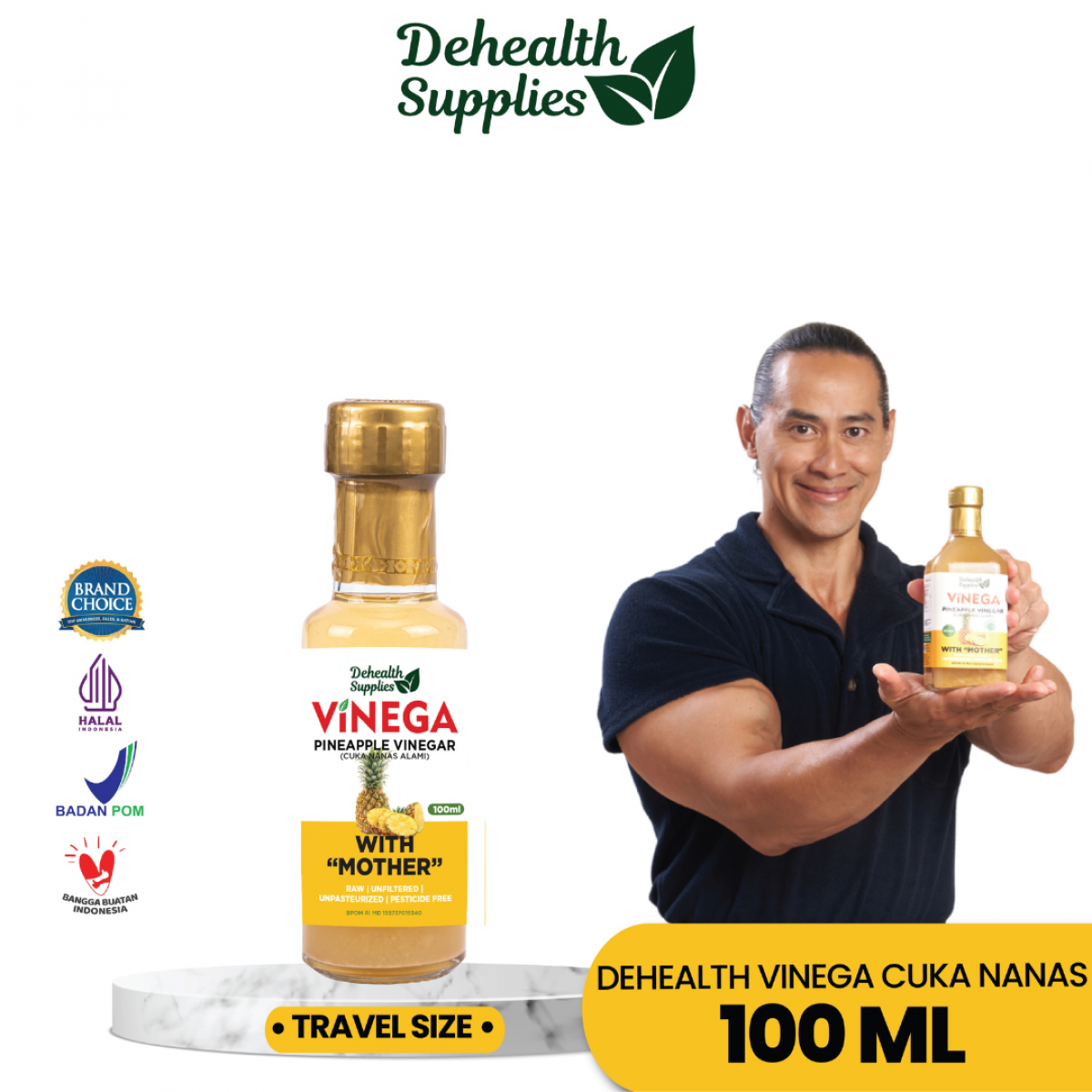 Dehealth Vinega Nanas 100ml 